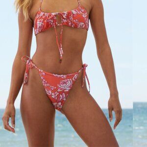 Loverbird Floral Rosie Bralette Bikini Top - Pacsun